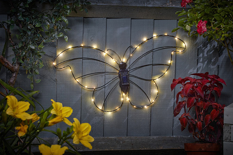 butterfly solar light