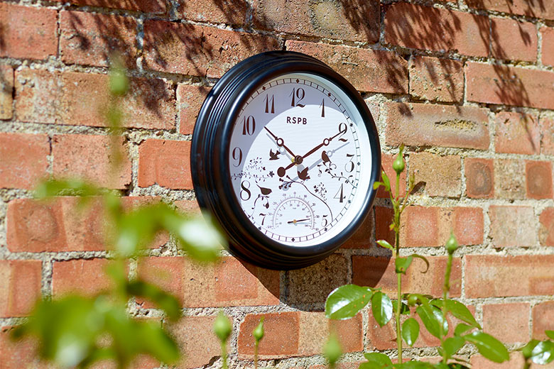 RSPB garden wall clock