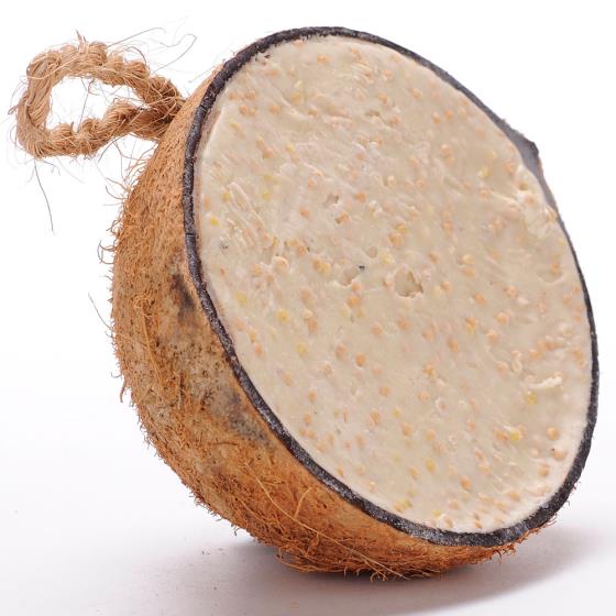 Super suet coconut halves - original, box of 20 product photo front L