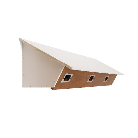 Action for Swifts (AfS) triple chamber Swift nest box product photo side L