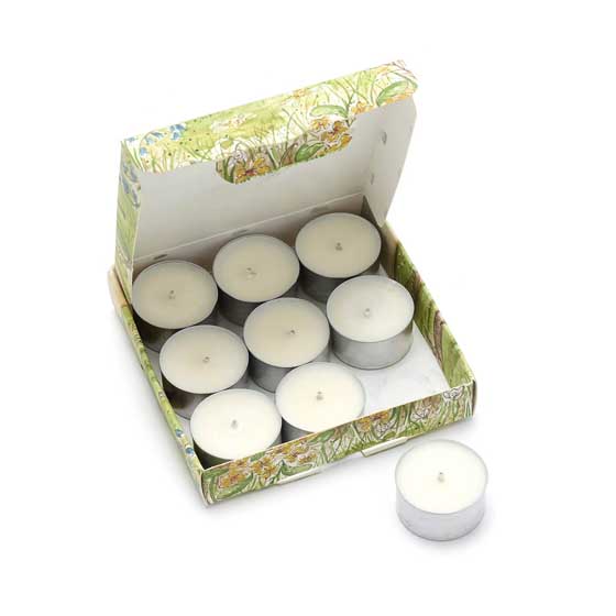 Apple blossom vegan tea lights by Heaven Scent product photo front L