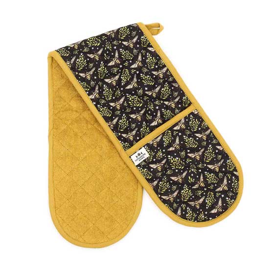 Bee organic cotton oven gloves product photo default L
