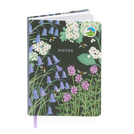Bees & bluebells notebook product photo default L