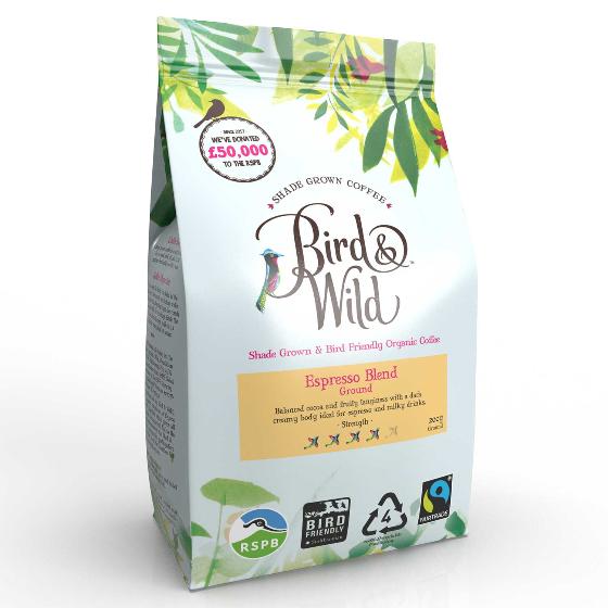 Signature espresso blend coffee product photo side L