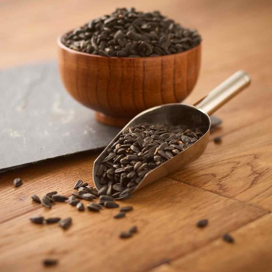 Black sunflower seeds sack (12.75kg) product photo ai4 L