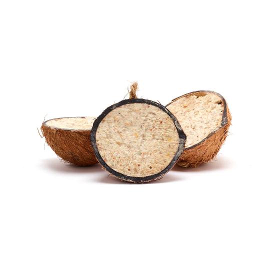 Super suet coconut halves - mealworm, box of 10 product photo side L
