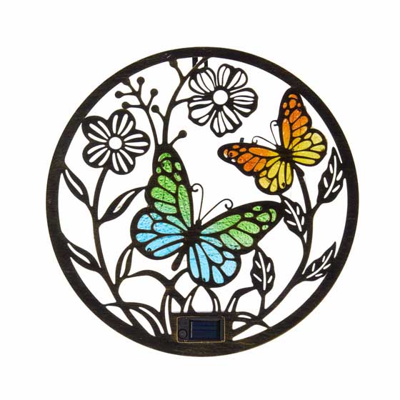 Butterfly solar light decor disc product photo default L