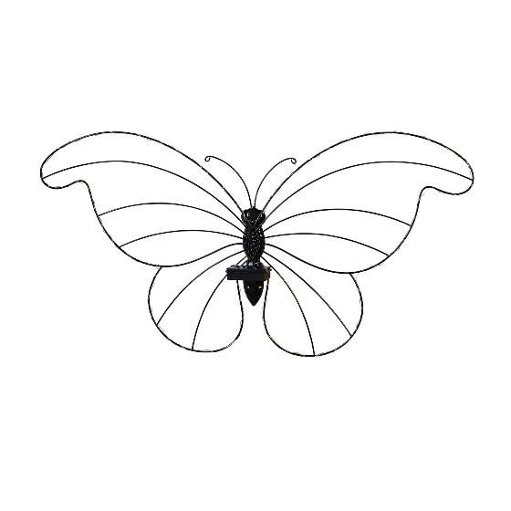 Butterfly solar light product photo back L
