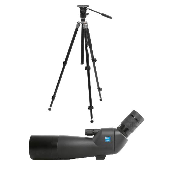 Harrier 65mm ED scope with Buzzard tripod product photo default L