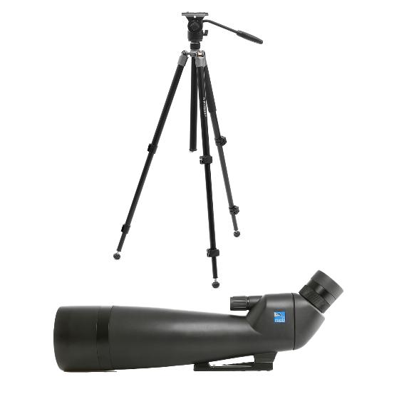 Harrier 80mm ED scope with Buzzard tripod product photo default L