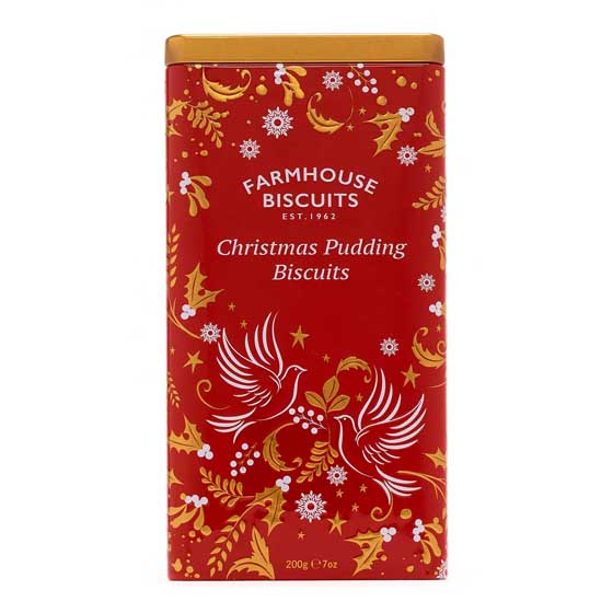 Christmas pudding biscuits by Farmhouse Biscuits product photo back L