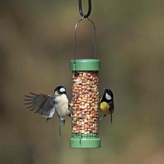 RSPB Classic easy-clean® suet pellet and peanut feeder - small product photo side L