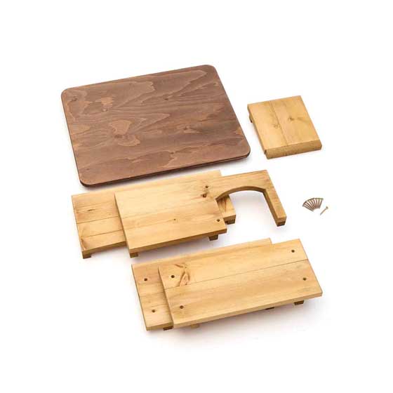 RSPB Classic Hedgehog house kit product photo side L