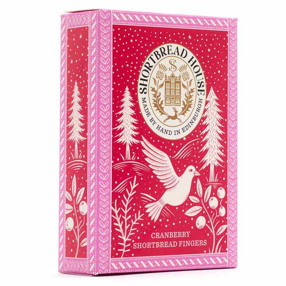 Cranberry shortbread fingers by Shortbread House product photo ai5 L