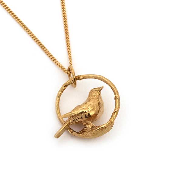 Blackbird necklace 18ct gold plated by Blackbird Jewellery product photo default L