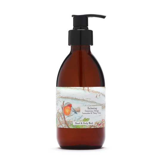 Body wash and body lotion gift set by Heaven Scent product photo back L