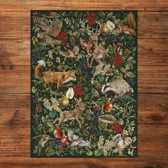 Into the forest jigsaw puzzle, 1000-piece product photo front L