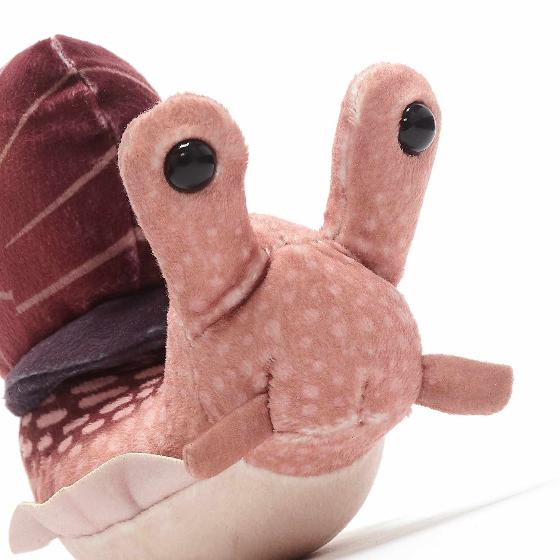 Mini snail plush toy product photo side L