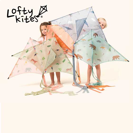 Minibeasts sustainable kite for kids product photo front L