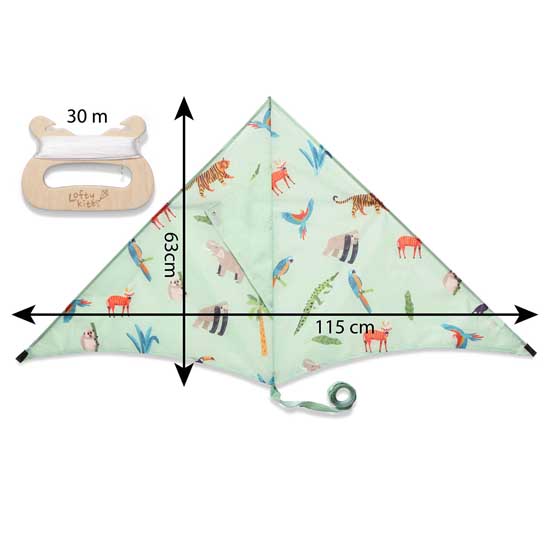 Minibeasts sustainable kite for kids product photo ai4 L