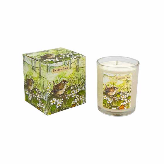 Bergamot, lemon & grapefruit vegan candle by Heaven Scent product photo side L