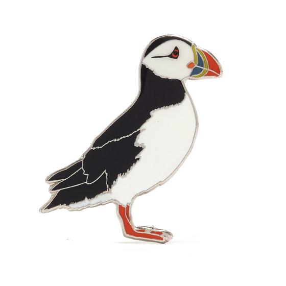 RSPB Puffin pin badge product photo default L