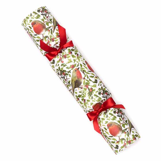 Robins luxury Christmas crackers by Nancy & Betty product photo back L