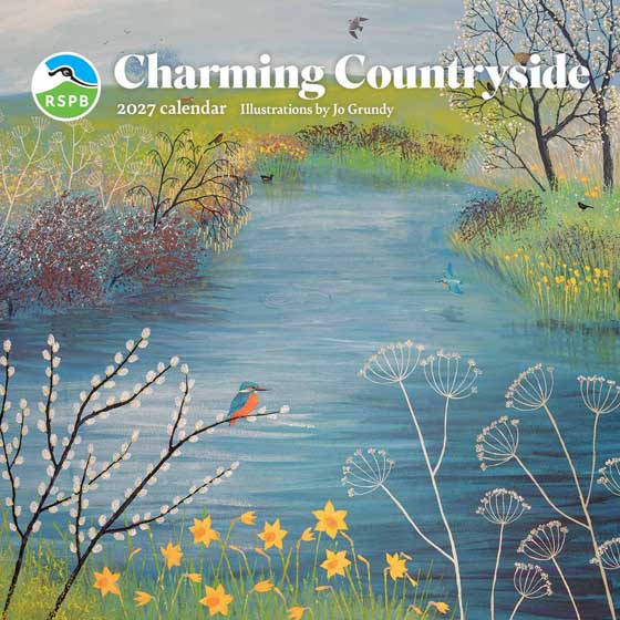 RSPB Charming countryside calendar 2027 product photo default L