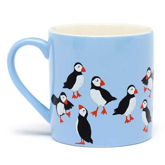 RSPB Circus of Puffins mug product photo back L