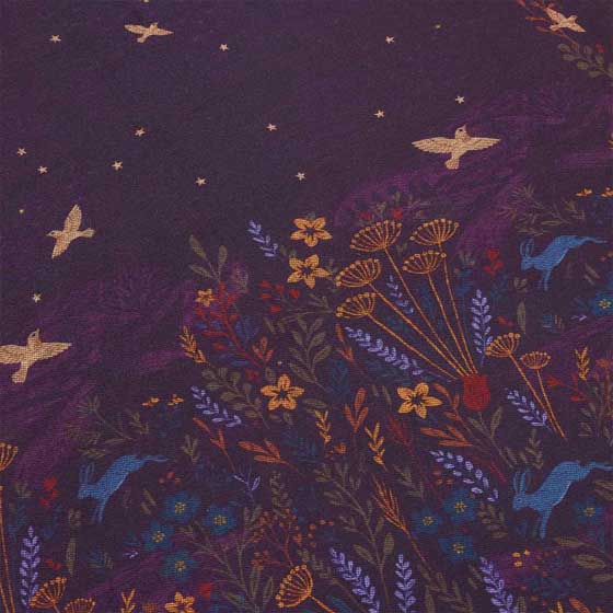 RSPB Evening landscape heavyweight scarf product photo side L