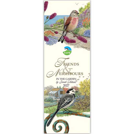RSPB Friends and neighbours calendar 2027 product photo default L
