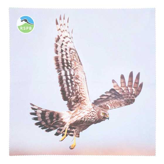 RSPB Harrier microfibre lens cleaning cloth product photo side L