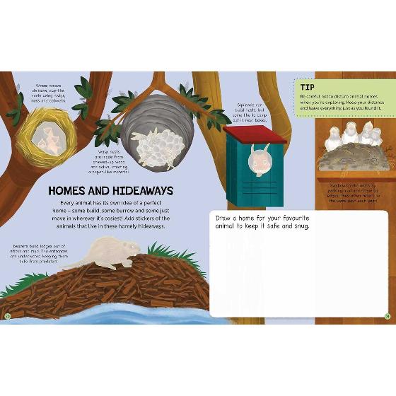 RSPB Nature activity book product photo front L