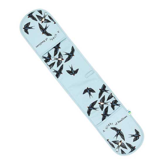RSPB Swallow bird double oven glove, Flock collection product photo back L