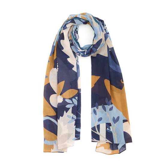 RSPB Winter Owl lightweight scarf product photo side L