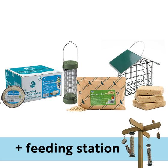 RSPB Signpost feeding station special offer pack product photo default L