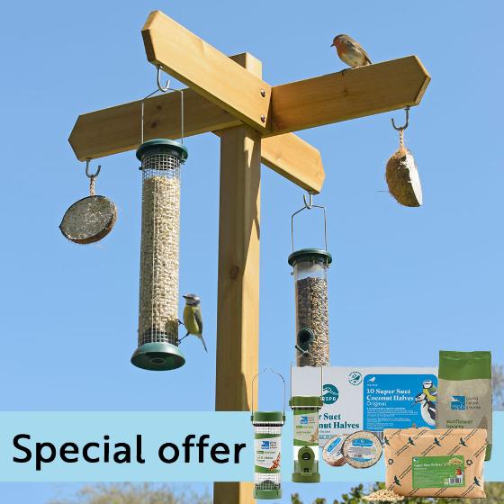RSPB Signpost feeding station special offer product photo default L