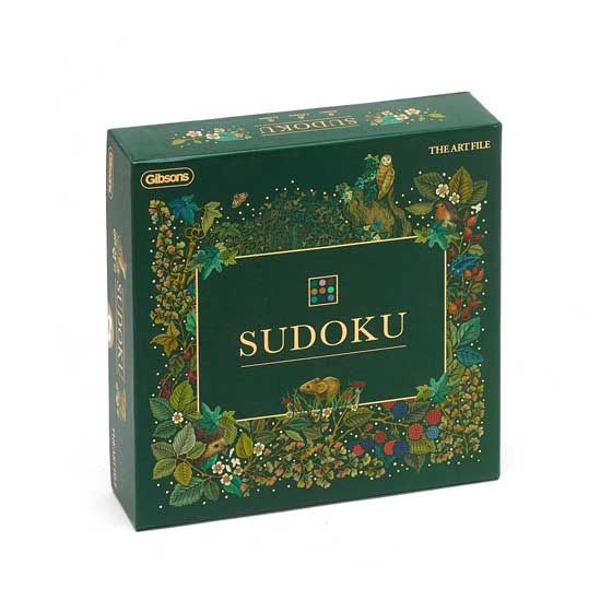 Sudoku game by The Art File product photo back L