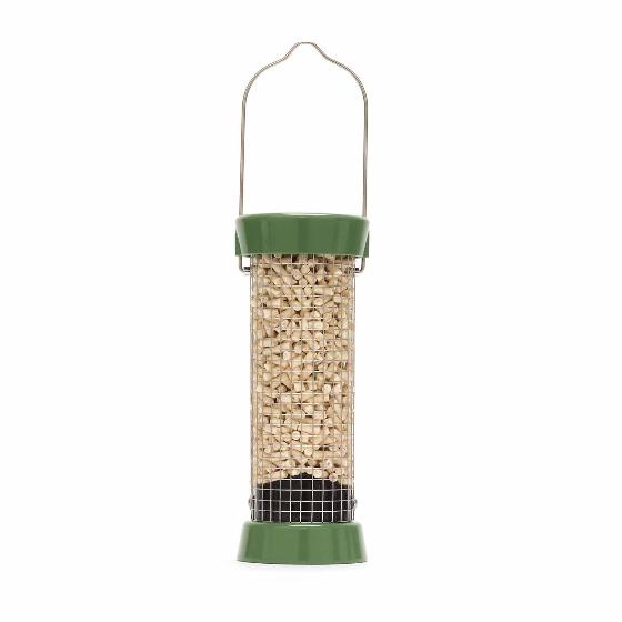 RSPB Ultimate easy-clean® small suet pellet and peanut feeder with 1kg Super suet pellets  - mealworm product photo side L