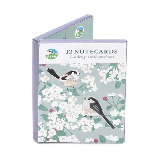 White blossom A6 notecards, pack of 12 product photo side L