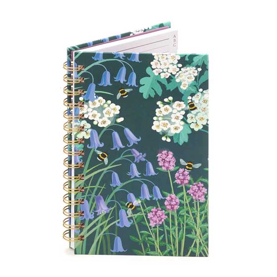 Bees & bluebells password book product photo side L