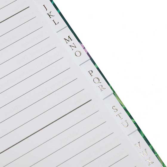 Bees & bluebells password book product photo front L