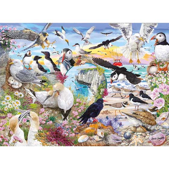 RSPB Wings in the wild 4x 500-piece jigsaw set product photo front L