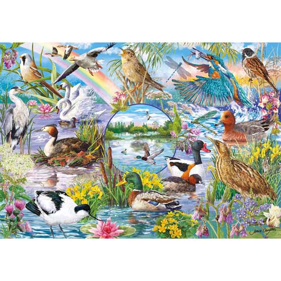RSPB Wings in the wild 4x 500-piece jigsaw set product photo ai6 L