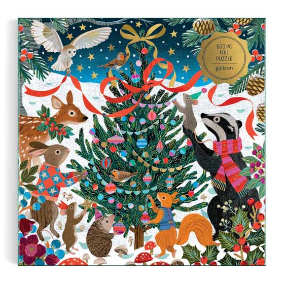 Woodland merrymakers jigsaw puzzle, 500-piece product photo side L
