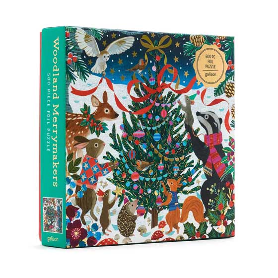 Woodland merrymakers jigsaw puzzle, 500-piece product photo front L