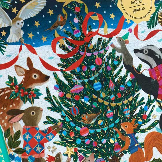Woodland merrymakers jigsaw puzzle, 500-piece product photo ai4 L