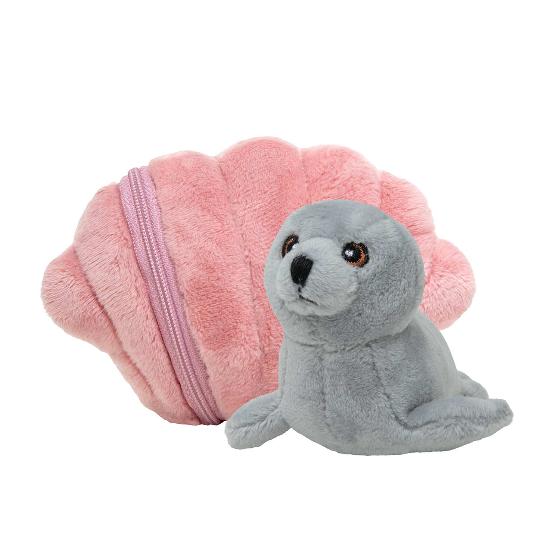 Zooprise Seal in shell plush product photo default L