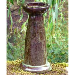 Echoes ceramic bird bath stand product photo