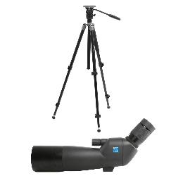 Harrier 65mm ED scope with Buzzard tripod product photo